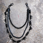 Barbed Wire Belt Chain - Goth Mall