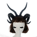 The Baphomet Horns Headpiece - Goth Mall