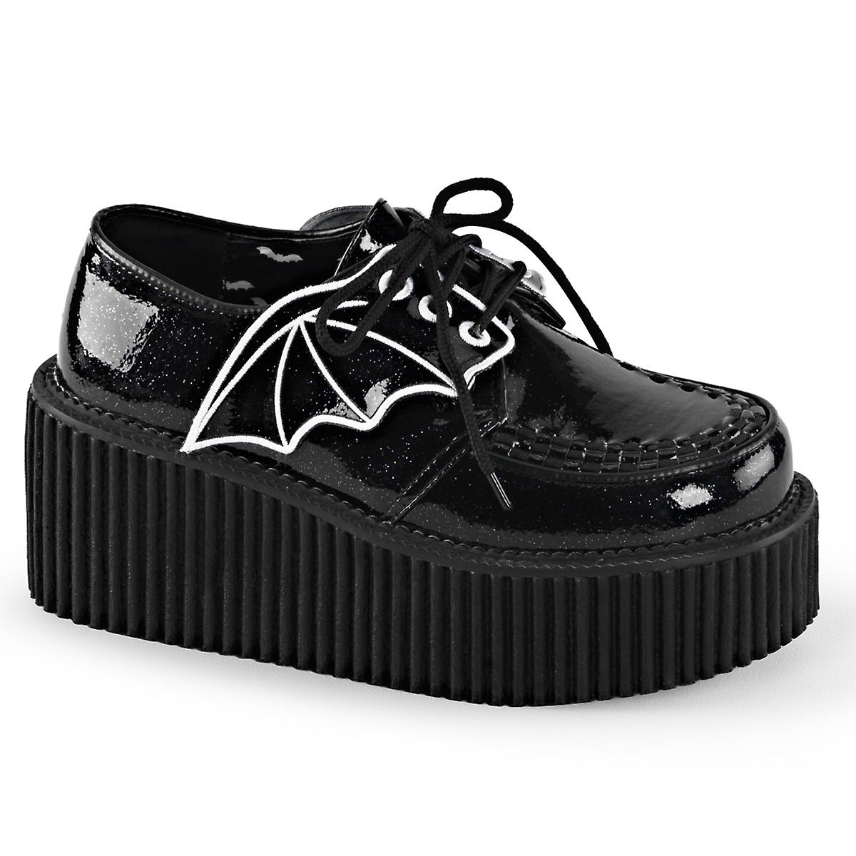 Demonia 205 Shoes Black Glitter | Mall