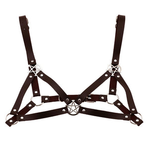 Star Harness Bra - Goth Mall