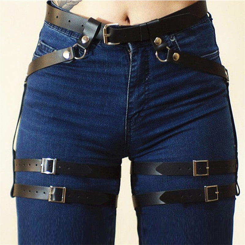 Thigh Harness Belt - Goth Mall