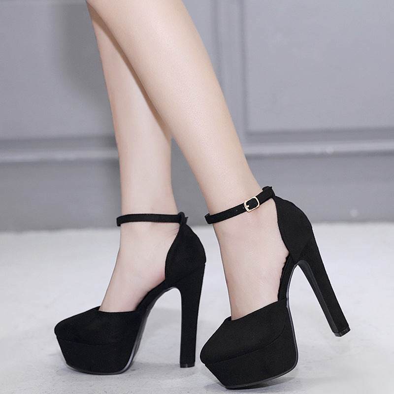 The Vamp Strap Shoes - Goth Mall