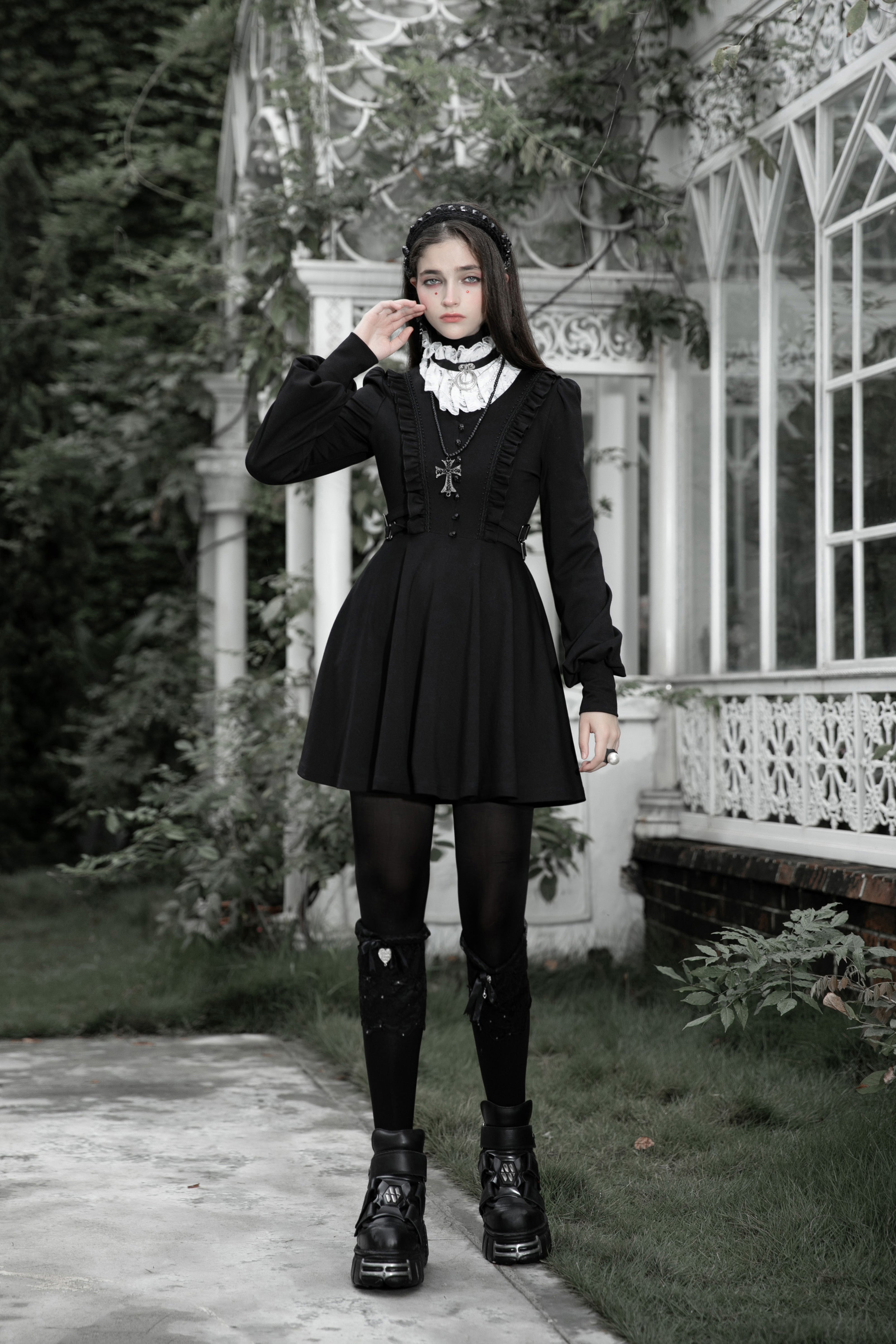The Haunted Hollow Dress - Goth Mall