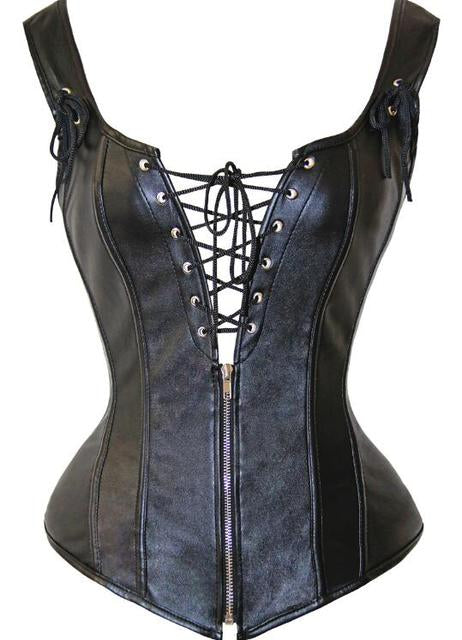 sexy steampunk leather corset 
