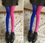 Two Tone Tights - Goth Mall