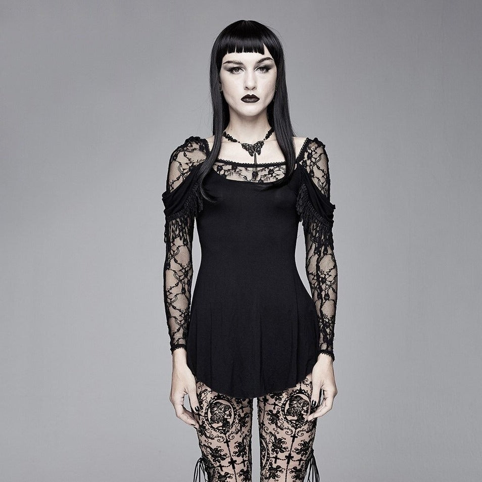 The Lace of Romance Top - Goth Mall