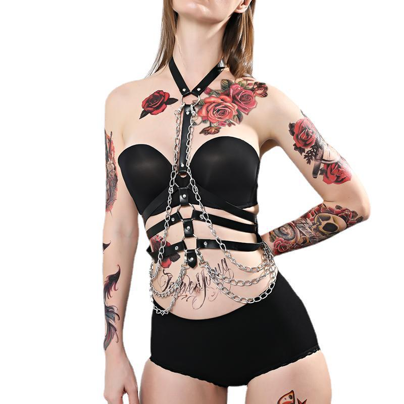 Babe Chains Harness Belt - Goth Mall