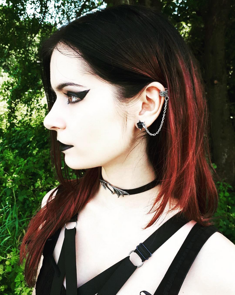 Collana Cuore Alchimia - Nocte Amor | Choker Gotico Donna Alchemy Gothic FS17800