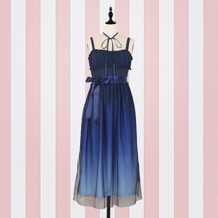 The Starry Night Dress - Goth Mall