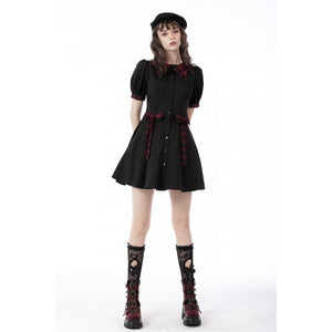 The Bloody Plaid Dress - Goth Mall