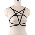 Classic Pentagram Body Harness - Goth Mall
