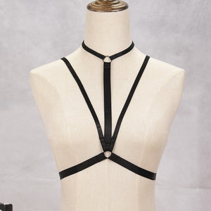 Vertical Cage Bra - Goth Mall