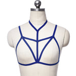 Geometric Cage Harness Bra - Goth Mall