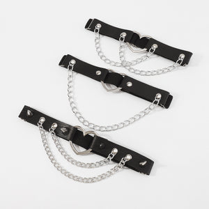 Heart Chained Garter Goth Mall Heart Chained Garter Goth Mall