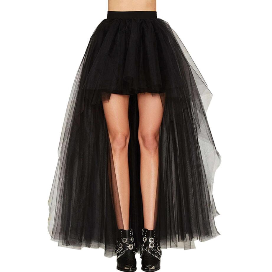 Black Veil Skirt - Goth Mall