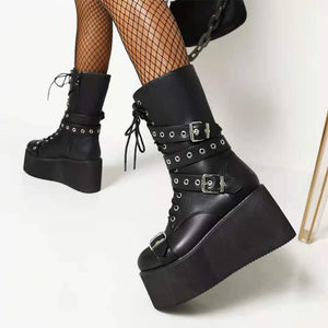 Industrial Rivet Wedges - Goth Mall