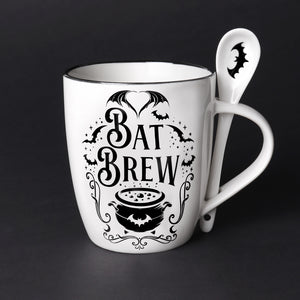 Bat Brew Mug & Spoon Set - Goth Mall