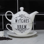 Witches Brew Pentagram Tea Set - Goth Mall