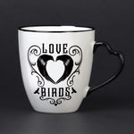 Raven Love Birds Mug Set - Goth Mall