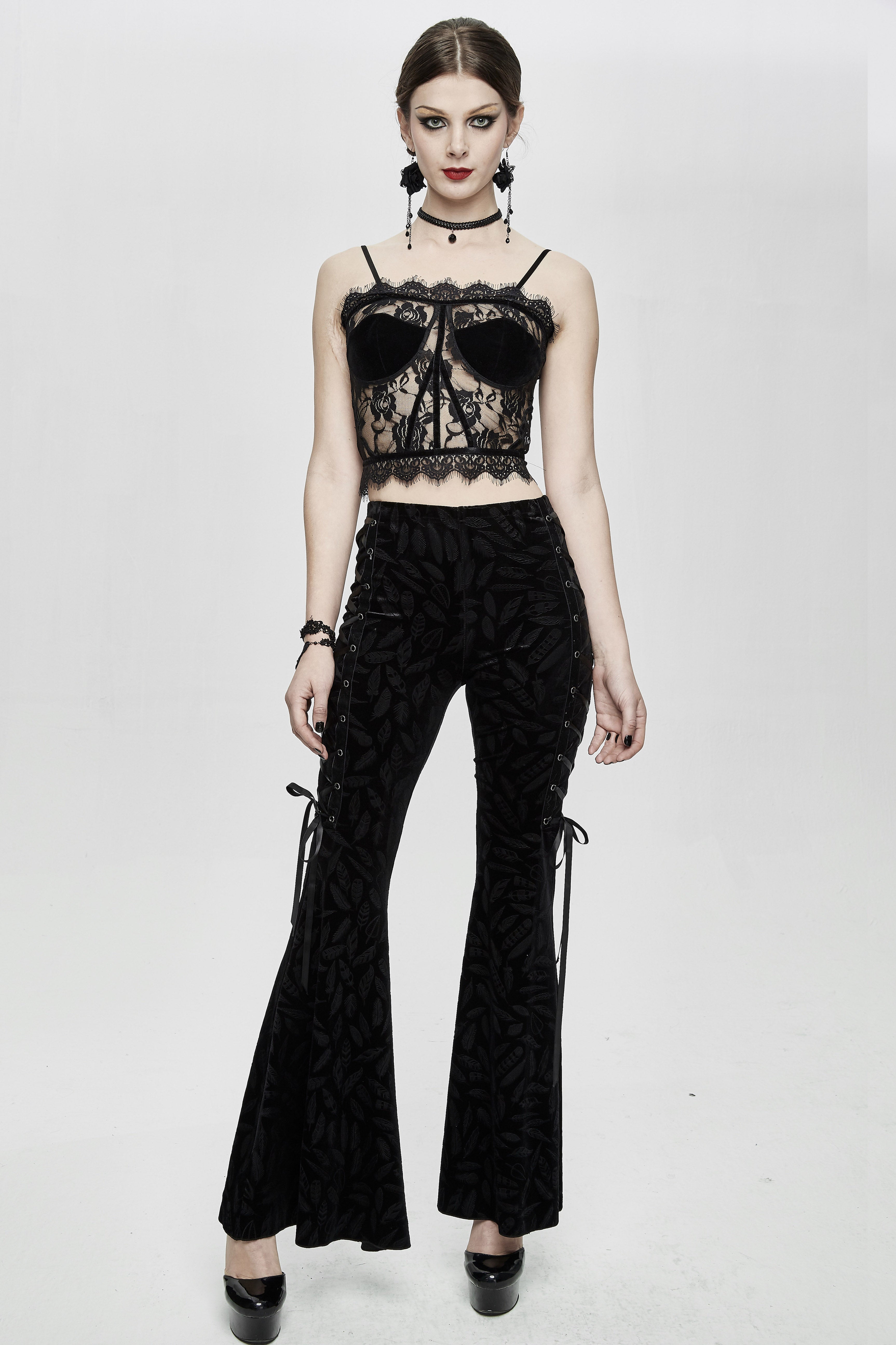 Delicate Silence Lace Top - Goth Mall