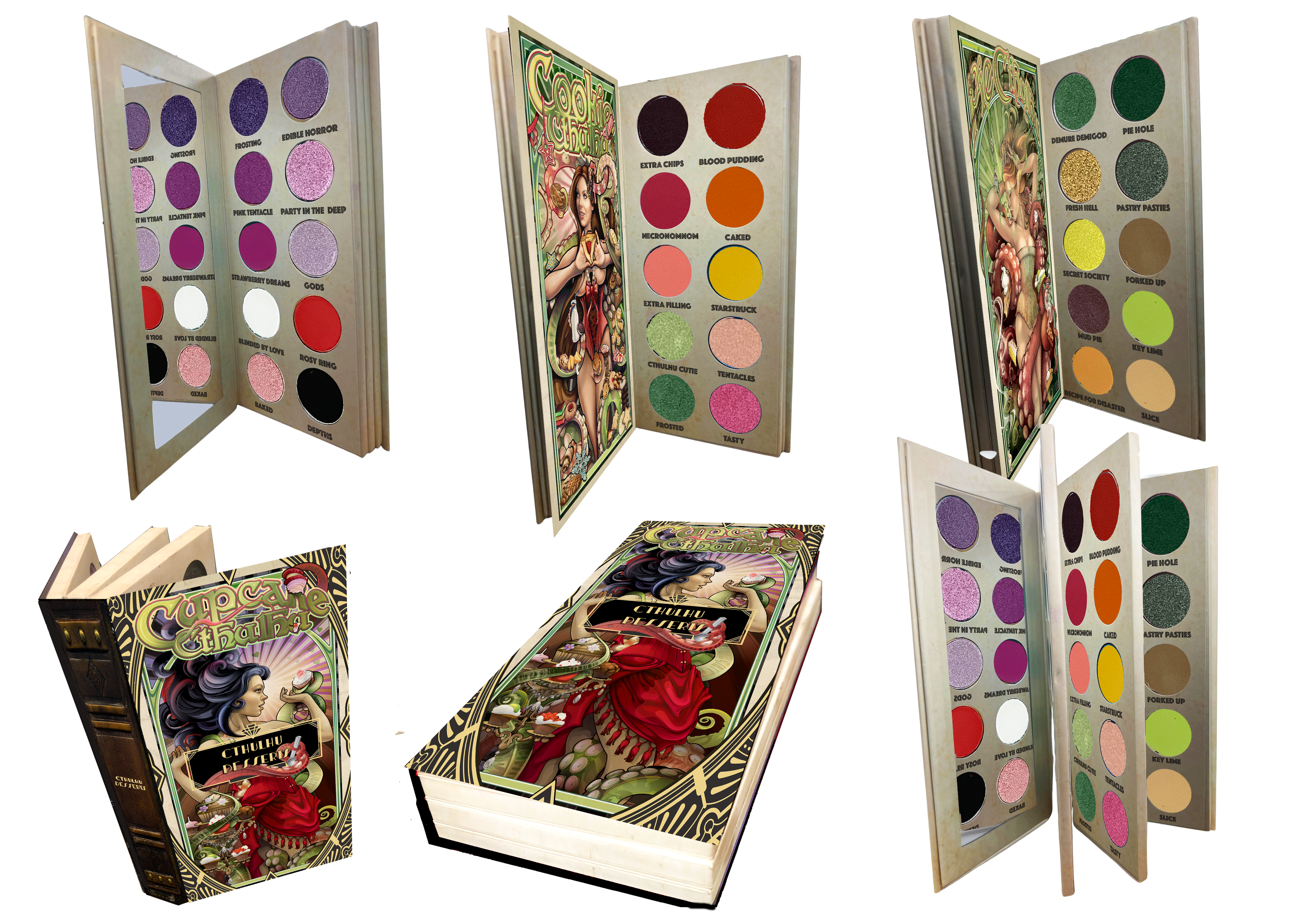 Cthulhu Desserts Book Palette - Goth Mall
