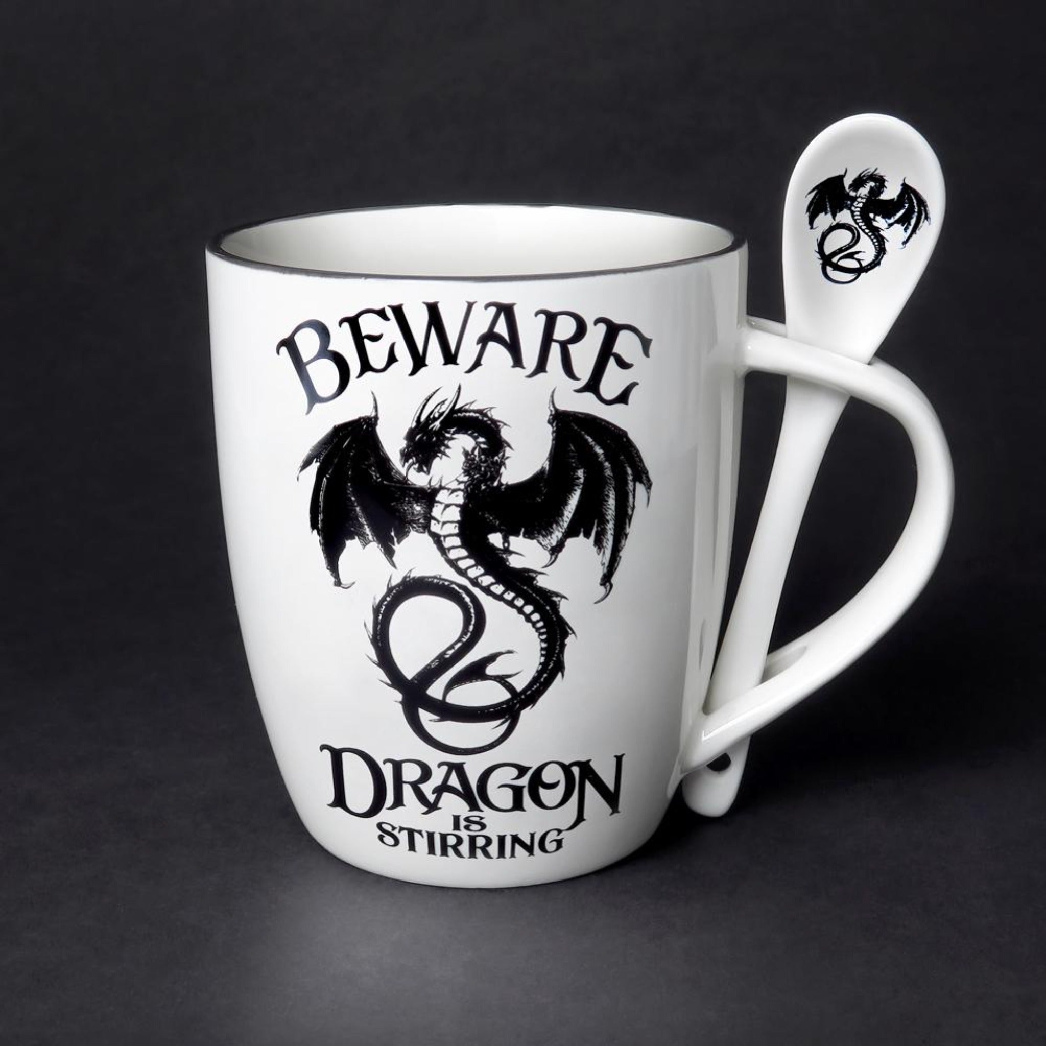 Dragon Is Stirring Cup and Spoon Tea Set