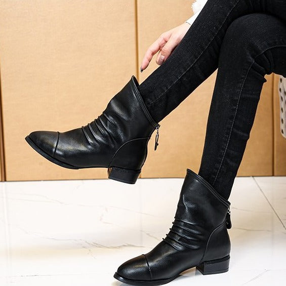 Vegan Pixie Ankle Boots - Goth Mall