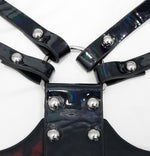 Deluxe Patent Harness Belt - Goth Mall