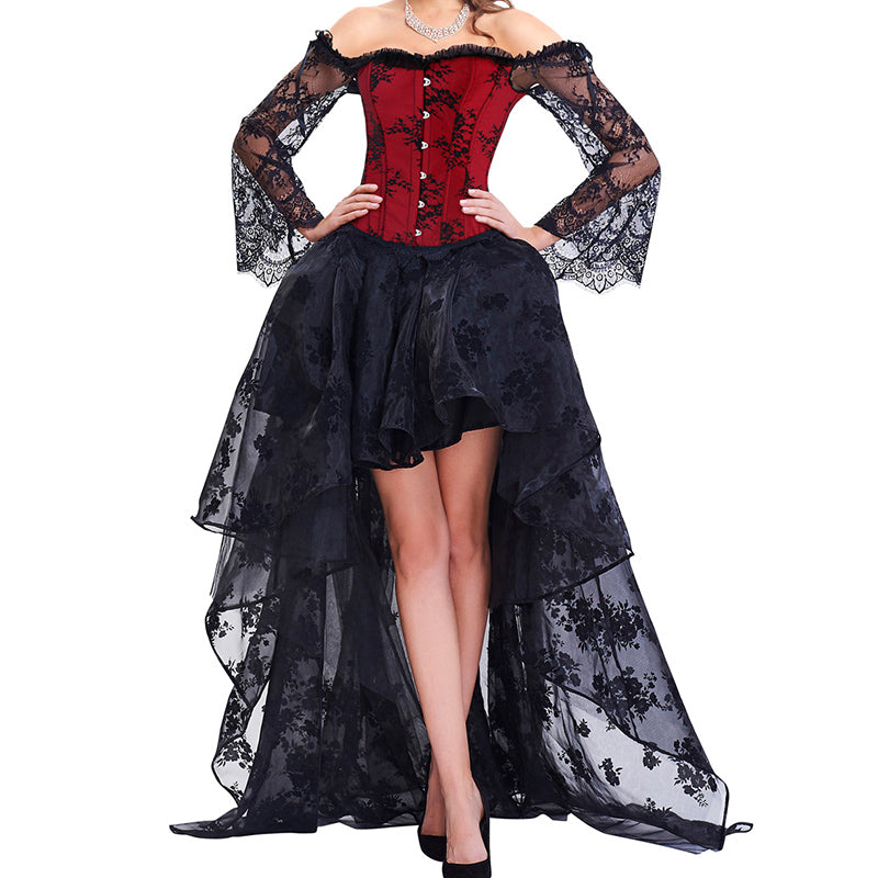 Gothic queen corset dress