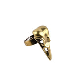 Raven Skull Ring - Goth Mall