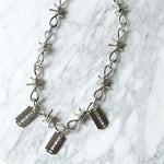 Razor Blades Necklace Chain - Goth Mall