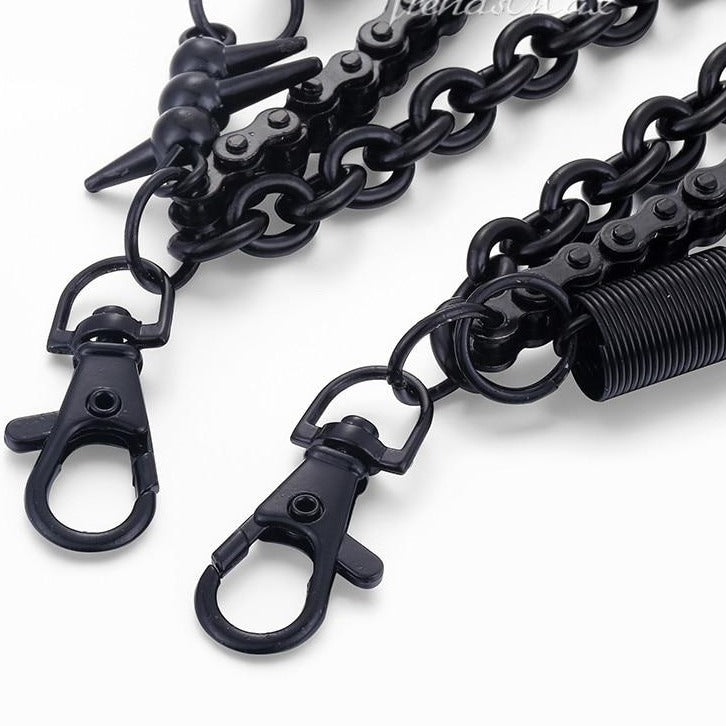 Rock Skull Belt Chain