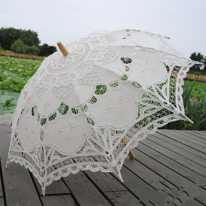 Victorian Lace Parasol - Goth Mall