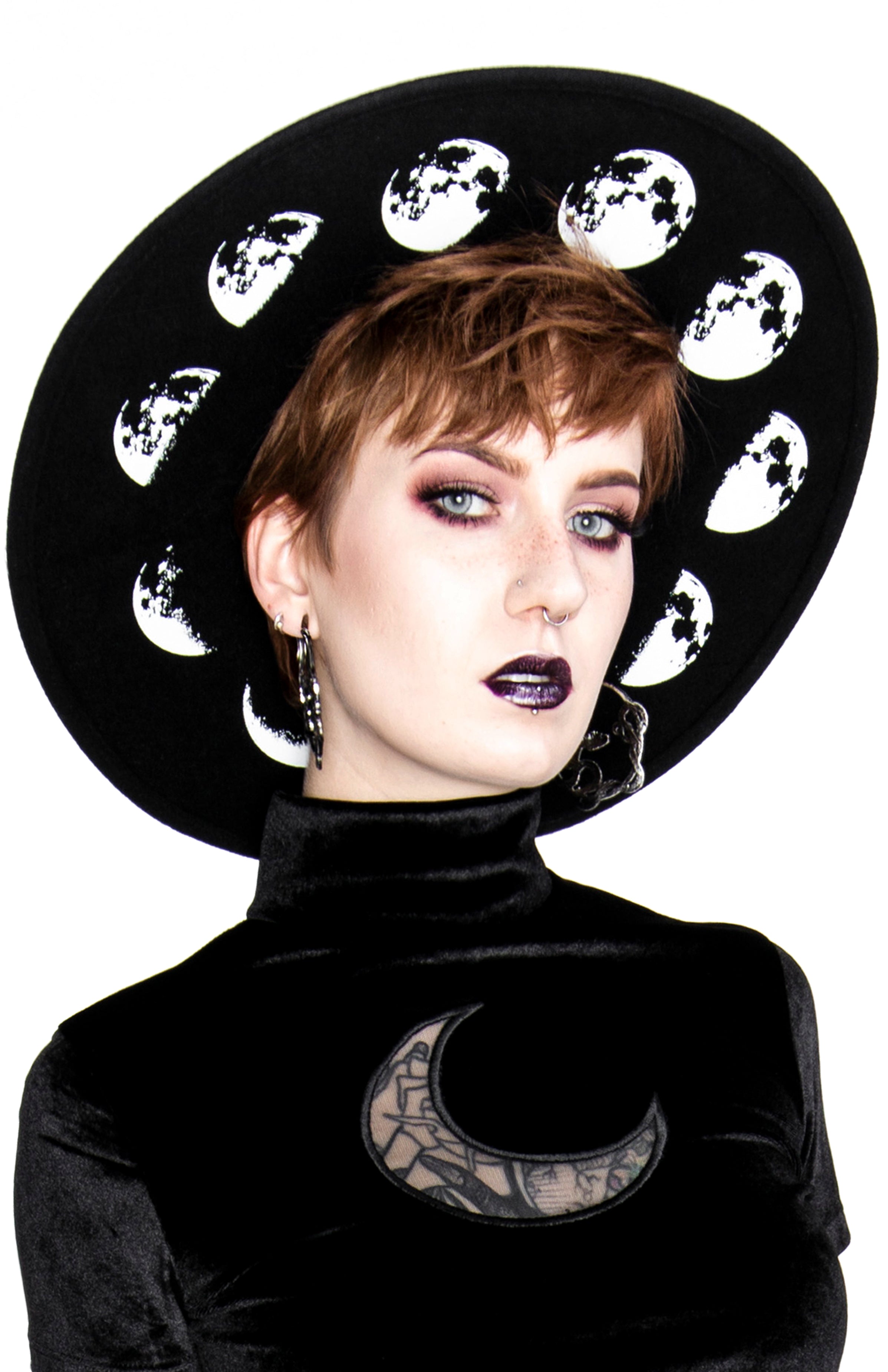 Moon Phases Hat | Goth Mall