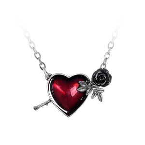 Wounded By Love Necklace - Goth Mall