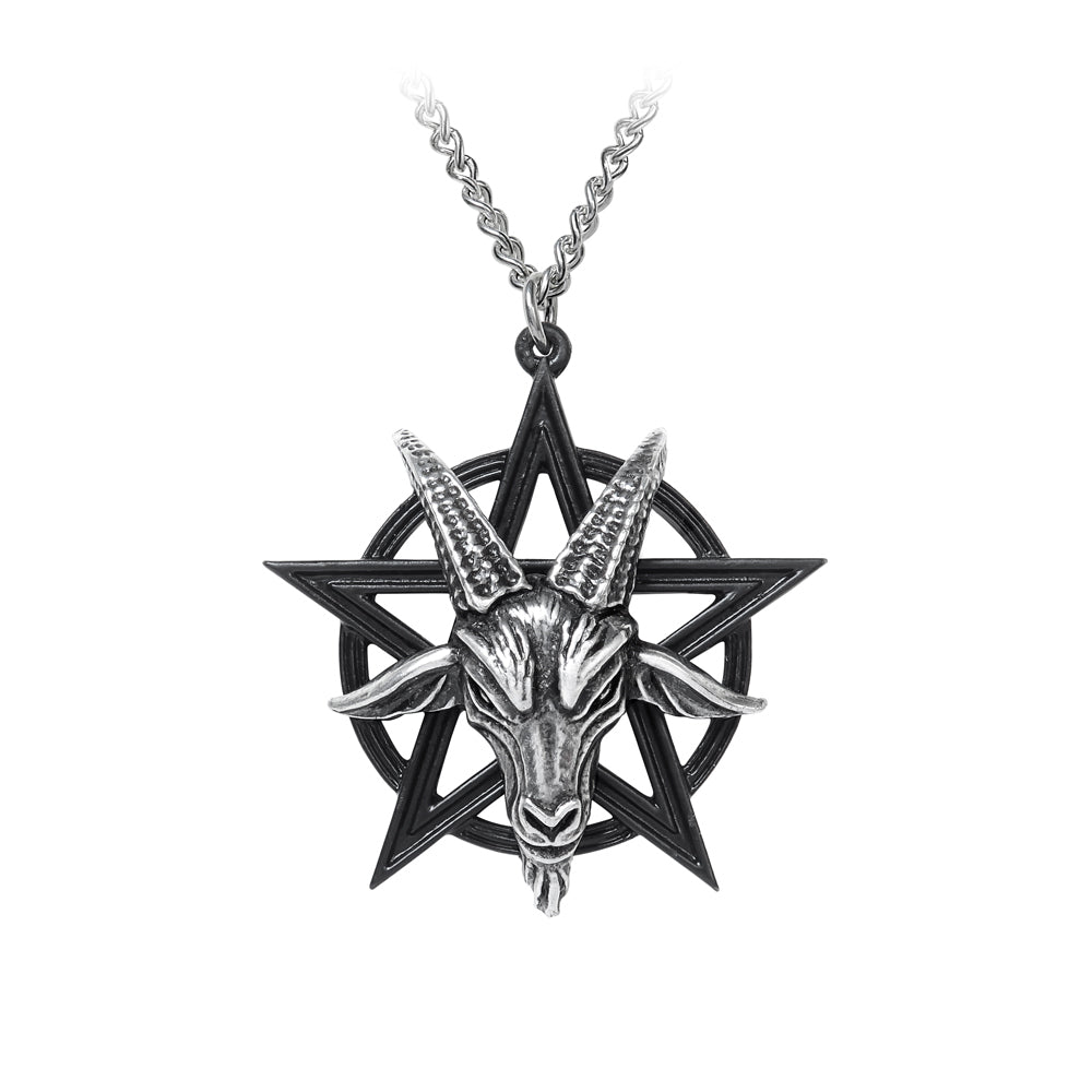 Baphomet Pendant Necklace - Goth Mall