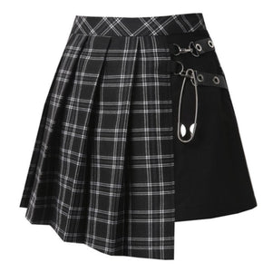 The Punk Plaid Skirt - Goth Mall
