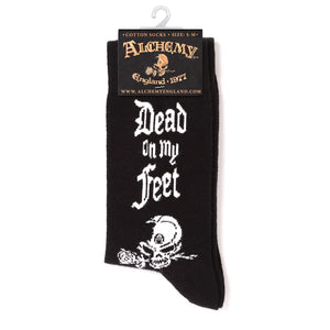 Dead On My Feet Socks - Goth Mall