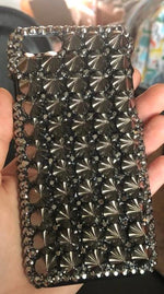 Metal Spiked Phone Case - iPhone - Goth Mall