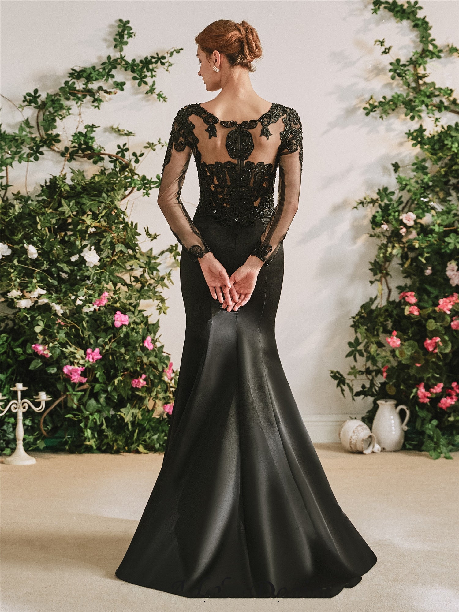 The Gothic Diva Black Wedding Dress - Goth Mall