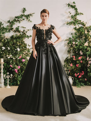 Why Brides Are Wearing Black Wedding Dresses In 2022