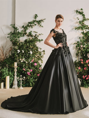 Black wedding dress, Black long prom dress, African lace reception dres -  Afrikrea