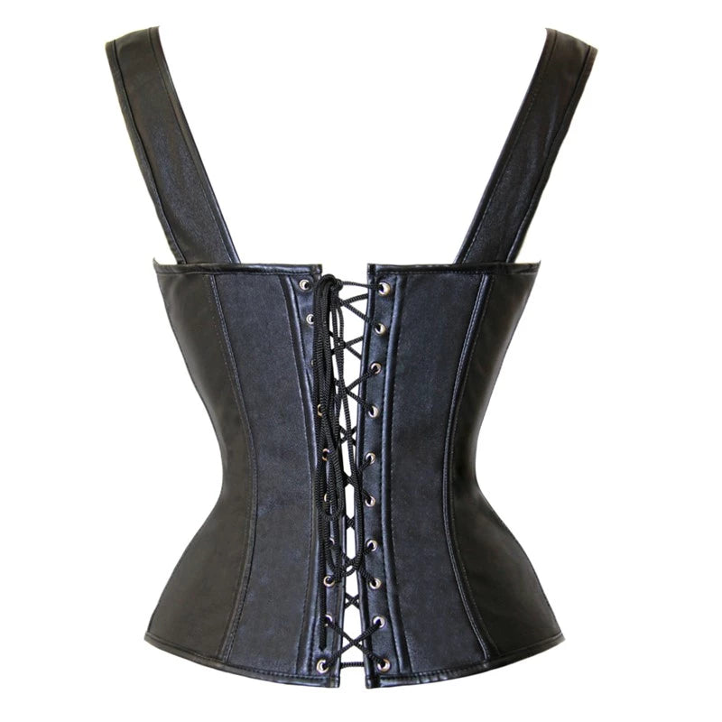 sexy steampunk leather corset 