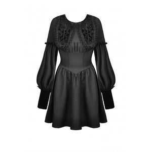 Coffin Collar Dress - Goth Mall