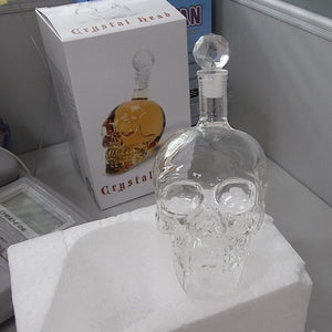 Crystal Skull Decanter & Glasses Set - Goth Mall