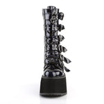Demonia Damned 225 Boots - Black Hologram - Goth Mall