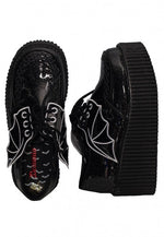Demonia Creeper 205 Shoes - Black Glitter - Goth Mall