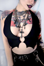 Dracula's Daughter Halter Top - Goth Mall
