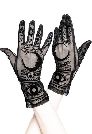 Fortune Teller Gloves - Goth Mall