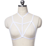 Geometric Cage Harness Bra - Goth Mall